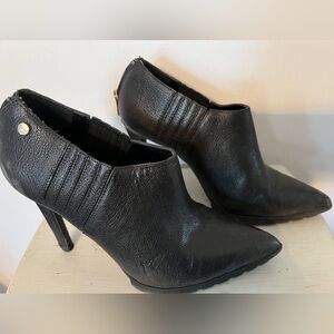 Calvin Klein zippered high heel boots, 7